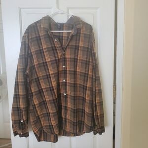 Volcom plaid button down shirt